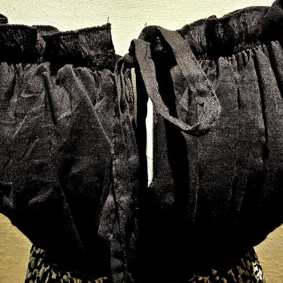 Studio West 1X Milkmaid 1960's 1970's Vintage Bolero Bodice Monochrome Feminine - Picture 7 of 12